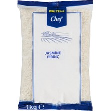 Metro Chef Jasmine Pirinç 1 kg - Uzun Taneli Tayland Yasemin Pirinci 3'li Ekonomik Paket - 3 Adet