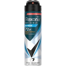 Rexona Men Erkek Sprey Deodorant  Invisible Ice Fresh 150 ml - 6 Adet