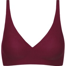 Body Pure Lazer Kesim Sütyen Bordo L - 4 Adet