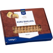 Metro Chef Kuru Baklava 1,25 kg Ceviz - Pratik ve Lezzetli 4'li Avantaj Paketi - 4 Adet