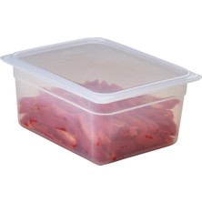 Cambro Gastronom Küvet 15CM Yarısaydam 1/2 - Pp Saklama Kabı 4'li Avantaj Paketi - 4 Adet