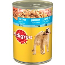 Pedigree Konserve Köpek Maması 400G Yavru Lezzetli ve Besleyici 5'li Avantaj Paketi - 5 Adet