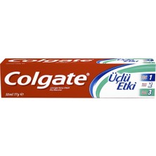 Colgate Diş Macunu 3lü Etki 12 x 50 ml 8'li Avantaj Paketi - 8 Adet