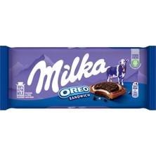 Milka Sandwıch Çikolata 92G Oreolu - Alp Sütlü Çikolata ve Çıtır Oreo 6'li Avantaj Paketi - 6 Adet