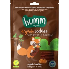 Humm Kurabiye 55G Keçiboynuzu-Fındık Şeker Ilavesiz Vegan 8'li Avantaj Paketi - 8 Adet