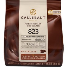 Callebaut Sütlü Çikolata 400G Pastacılık ve Dekorasyon Için 3'li Ekonomik Paket - 3 Adet