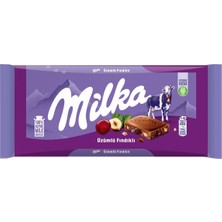 Milka Üzüm & Fındık Tablet Çikolata 80 G - Bol Fındık ve Üzüm 2'li Ekonomik Paket - 2 Adet