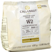 Callebaut Beyaz Çikolata 400G Pastacılık Kuvertürü 8'li Avantaj Paketi - 8 Adet