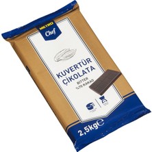 Metro Chef Kuvertür %70 Bitter Çikolata 2,5 kg Pastacılık Ürünü