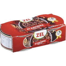 Zel Et Kavurma 2'li 80 G Tandır Tipi - Geleneksel Dana Kavurma 3'li Ekonomik Paket - 3 Adet