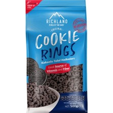 Richland Cookie Rings 500 G Kahvaltılık Gevrek Halka Kurabiye 3'li Ekonomik Paket - 3 Adet