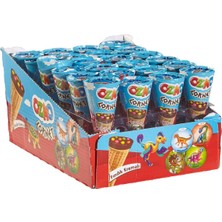 Şölen Ozmo Kornet Gofret 24X25G Sütlü Çikolata Kaplı Külah Bisküvi 3'li Ekonomik Paket - 3 Adet