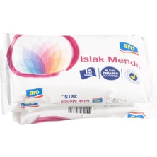 Aro Cep Islak Mendil 3*15'li Klasik, Alkol ve Paraben Içermez 6'li Avantaj Paketi - 6 Adet