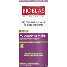 Bioblas Bıoblas Kolajen Şampuan 360 ml - Ince Saçlara Hacim ve Dolgunluk