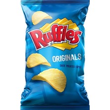 Ruffles Süper Boy 125G Original Cips - Tırtıklı Patates Cipsi 8'li Avantaj Paketi - 8 Adet
