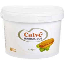 Calve Kova Hardal 5,5 kg - Büyük Boy Profesyonel Hardal