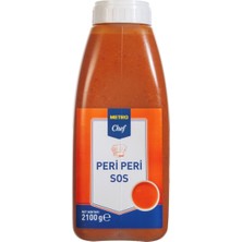 Metro Chef Peri Peri Sos 2,1 kg - Acı Biberli Yoğun Aromalı Sos 2'li Ekonomik Paket - 2 Adet