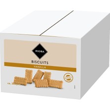 Rioba Rıoba Vanilya Bisküvi 1,2 kg - Lezzetli Atıştırmalık 3'li Ekonomik Paket - 3 Adet