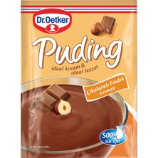 Dr. Oetker Fındıklı Puding 102G - Pratik ve Lezzetli Tatlı 8'li Avantaj Paketi - 8 Adet