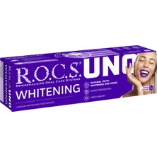 R.O.C.S. Rocs Uno Beyazlatıcı Diş Macunu 60 ml / 74 G - 4 Adet