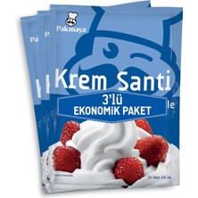 Pakmaya Krem Şanti 3'lü Avantaj 225 G - 6 Adet