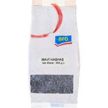Aro Mavi Haşhaş 500 G - Yemeklerde ve Hamur Işlerinde Kullanımlık 4'li Avantaj Paketi - 4 Adet