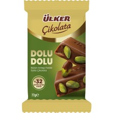 Ülker Çikolata Dolu Tablet 77 G Antep Fıstıklı - Dolu Dolu Lezzet