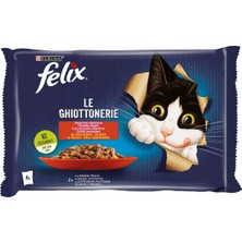Felix Eko Yaş Kedi Maması 4'lü 85 G Etli Yetişkin Kedi Maması 6'li Avantaj Paketi - 6 Adet