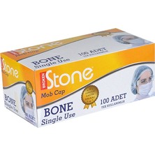Stone Kutulu Bone 100 Adet 42X40CM Tek Kullanımlık Bone 8'li Avantaj Paketi - 8 Adet