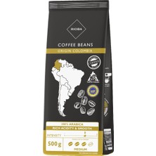 Rioba Rıoba Çekirdek Kahve 500 G Columbia - %100 Arabica Kavrulmuş Bütün Kahve Çekirdekleri