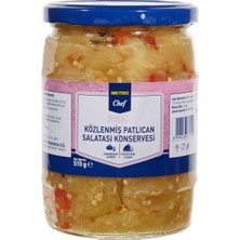 Metro Chef Köz Patlıcan Salatası 510 G - Pratik Meze 5'li Avantaj Paketi - 5 Adet