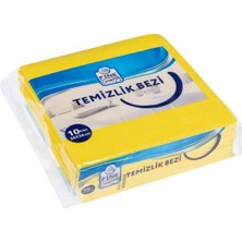 Fine Dreaming Temizlik Bezi 10'lu - Kuru ve Islak Kullanım Için Çok Amaçlı Bez 8'li Avantaj Paketi - 8 Adet