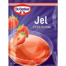 Dr. Oetker Çilekli Jöle 100G - Pratik Tatlı Süsleme 4'li Avantaj Paketi - 4 Adet