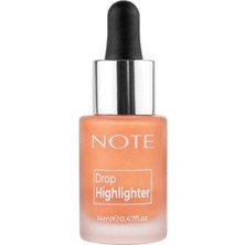 Note Drop Highlighter 03 Candlelight Işıltılı Likit Aydınlatıcı - 2 Adet