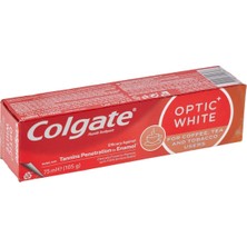 Colgate Optic White Diş Macunu 75 ml Kahve Çay Tütün Lekelerine Karşı 4'li Avantaj Paketi - 4 Adet