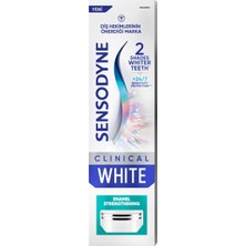 Sensodyne Klinik Beyaz Diş Macunu 75 ml - Hassas Dişler Için Beyazlatıcı 3'li Ekonomik Paket - 3 Adet