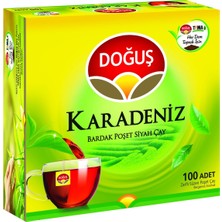 Doğuş Karadeniz Poşet Çay 100*2G Bardak Poşet Hafif Bergamot Aromalı 5'li Avantaj Paketi - 5 Adet