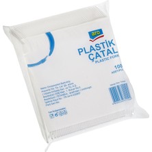 Aro Plastik Çatal 100 Adet 170 mm Kullan At Yiyecek Ekipmanı 6'li Avantaj Paketi - 6 Adet