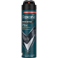 Rexona Men Erkek Sprey Deodorant Kömür Detox 150 ml - 3 Adet
