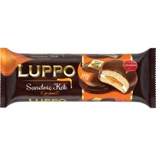 Şölen Luppo Sandwich Kek 182G Karamelli - Pratik Atıştırmalık 8'li Avantaj Paketi - 8 Adet