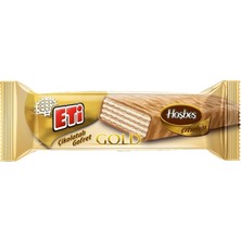 Eti Çikolatalı Gofret Gold 29 G - Çıtır Yapraklar, Altın Lezzet 5'li Avantaj Paketi - 5 Adet