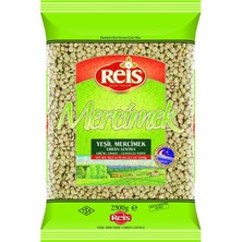Reis Yeşil Mercimek 2,5 kg - Yassı Taneli, Az Nişastalı Bakliyat