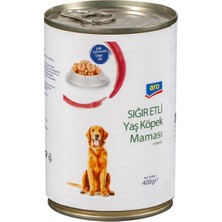 Aro Yaş Köpek Maması 400 G Sığır Etli Yetişkin Köpekler Için Tam ve Dengeli 4'li Avantaj Paketi - 4 Adet