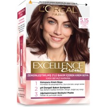 L'oréal Paris Excellence Creme Saç Boyası - 5.15  Efsanevi Türk Kahvesi - 7 Adet