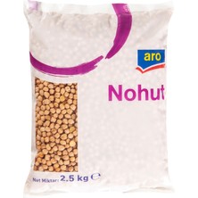 Aro Nohut 2,5 kg Iri Taneli Lezzetli Bakliyat 2'li Ekonomik Paket - 2 Adet