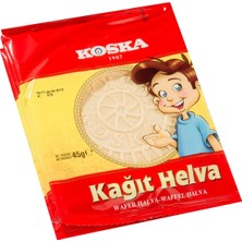 Koska Kağıt Helva 3X45G Sade Geleneksel Lezzet 2'li Ekonomik Paket - 2 Adet