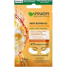 Garnier Garnıer Nem Bombası Göz Maskesi Portakal - Göz Altı Torbalarına Karşı 36 G