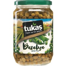 Tukaş Bezelye No:3 680G Konserve Pratik Kullanım 3'li Ekonomik Paket - 3 Adet