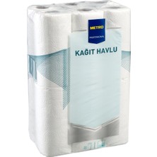 Metro Professıonal Kağıt Havlu 12'li x 2, 2 Katlı, %100 Selüloz, 640G 2'li Ekonomik Paket - 2 Adet