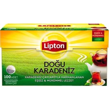 Lipton Doğu Karadeniz Demlik Poşet Çay 100*3,2G - Özel Harman 4'li Avantaj Paketi - 4 Adet